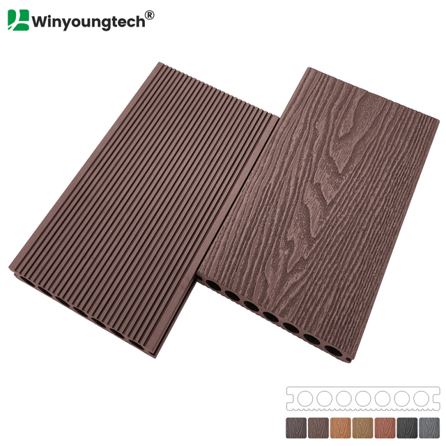 3D Wood Grain Composite Decking