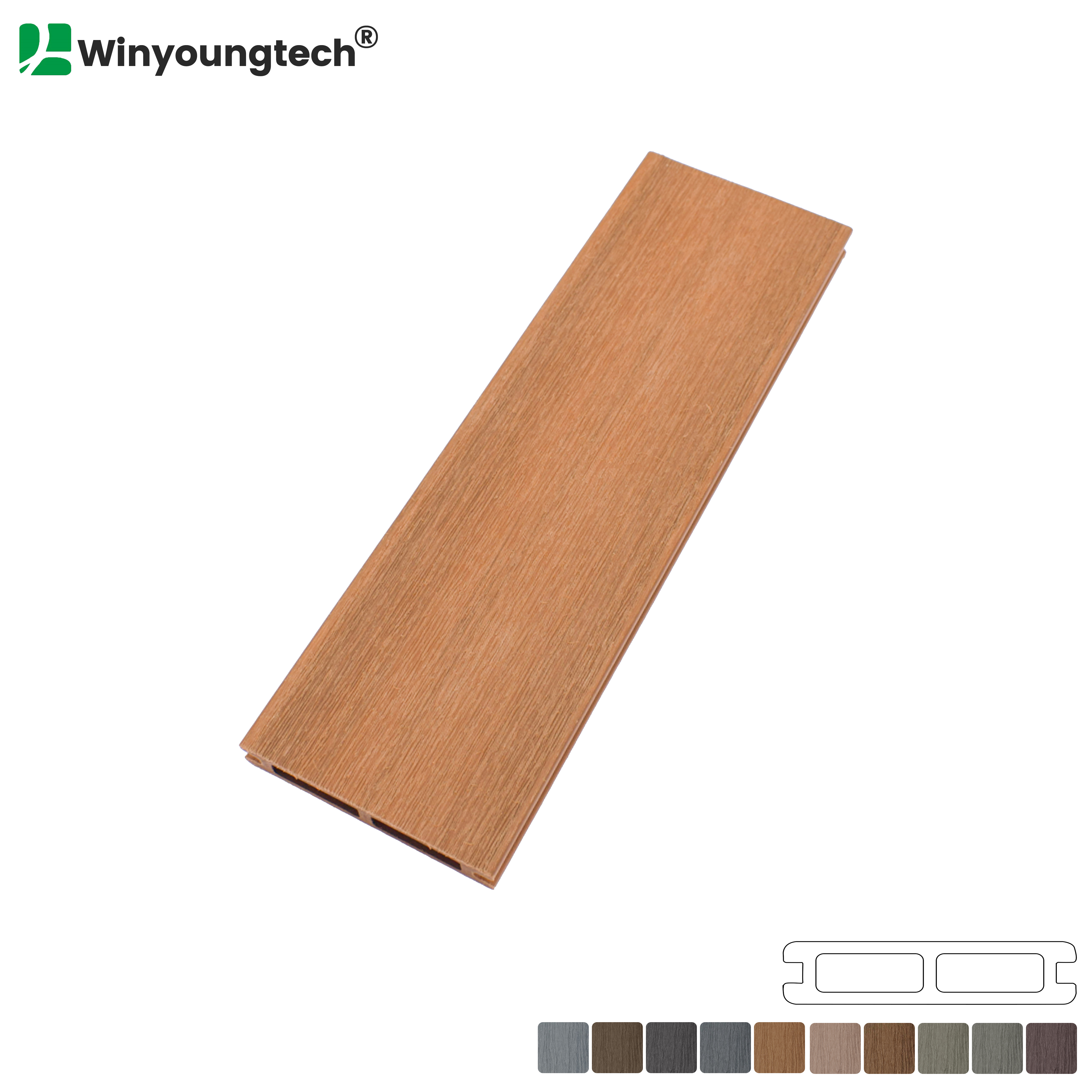 Co-extruded WPC Decking Fence
