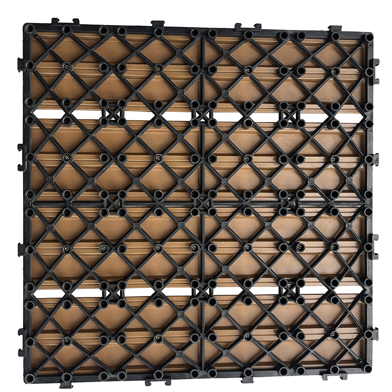 300*300mm 3D Wood Grain WPC Decking