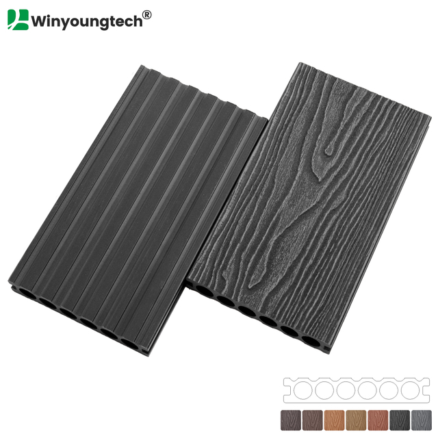 3D Wood Grain Wood Composite Decking