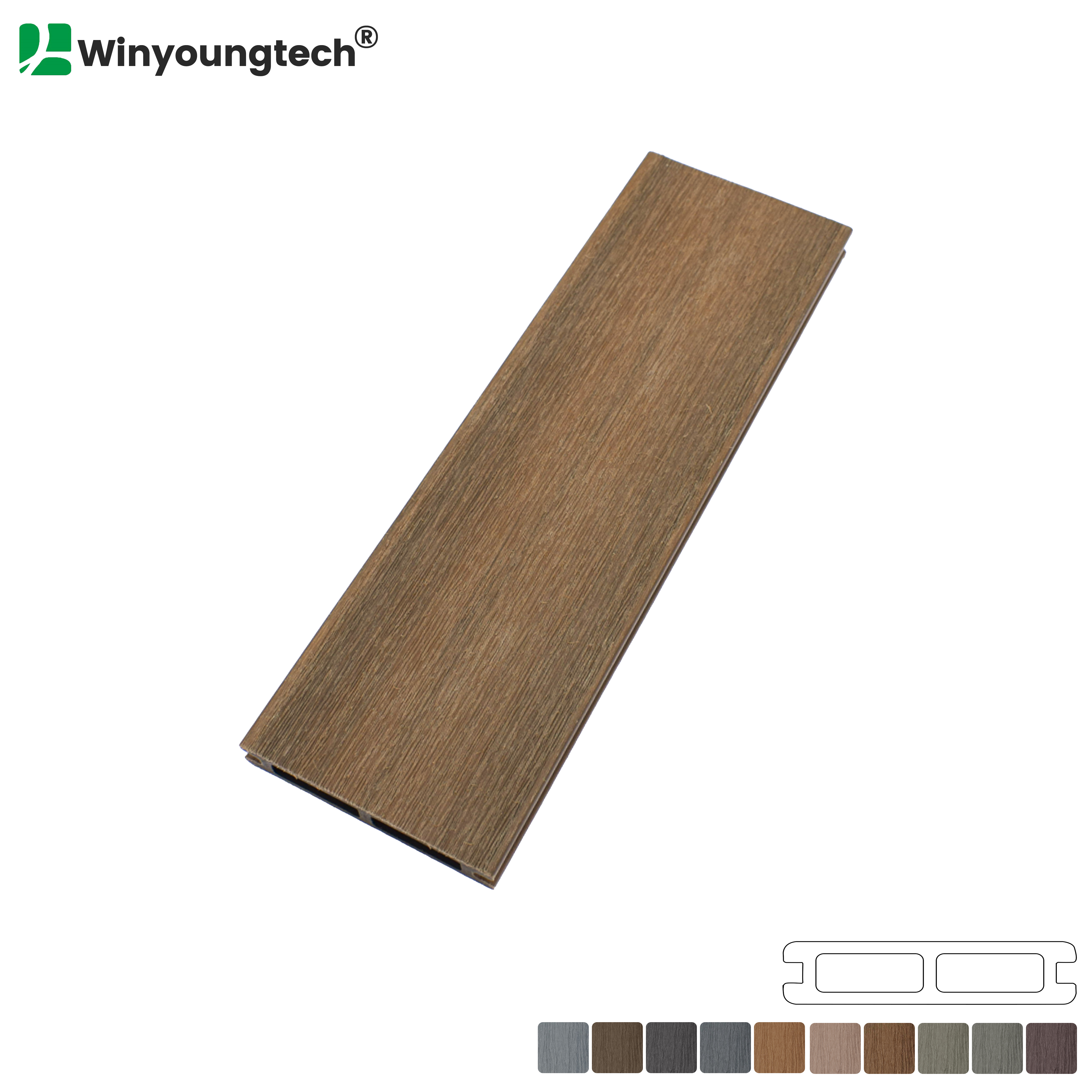 Co-extruded WPC Decking Fence