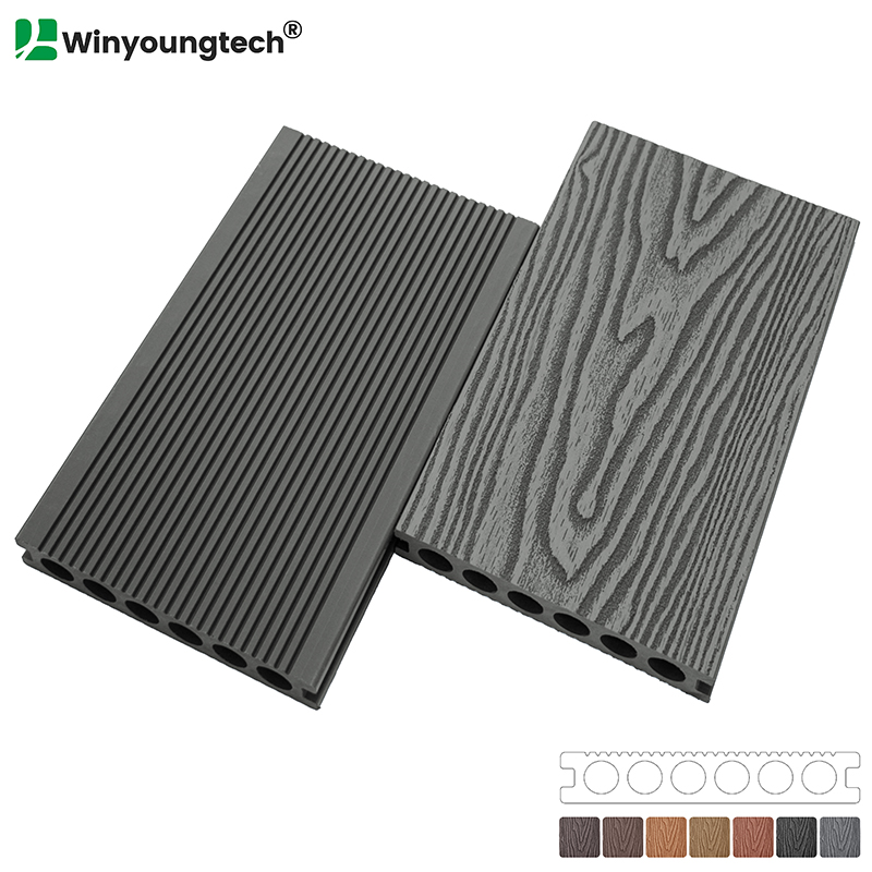 3D Deep Embossed WPC Decking