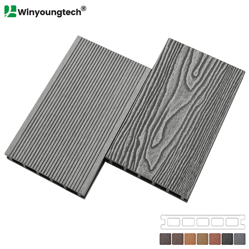3D Deep Wood Grain Outdoor Deck
