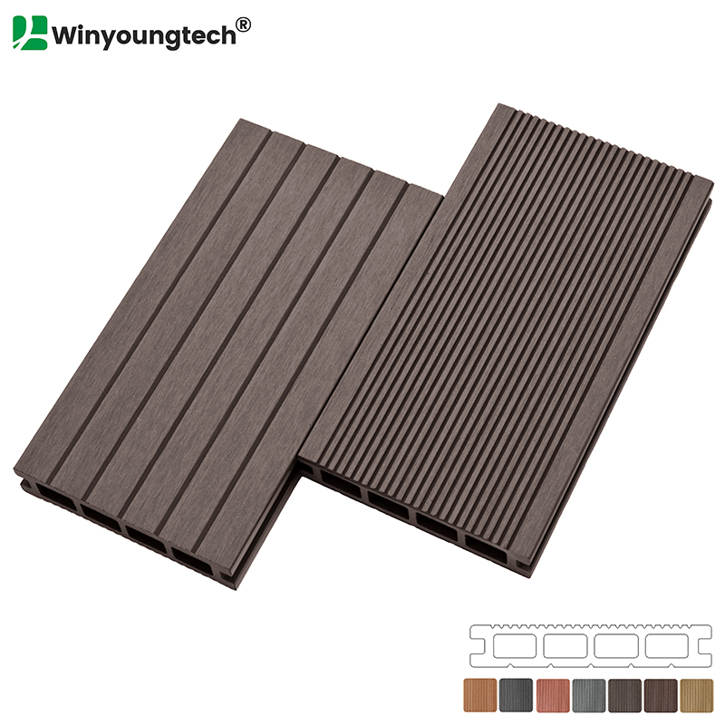 wood plastic composite decking