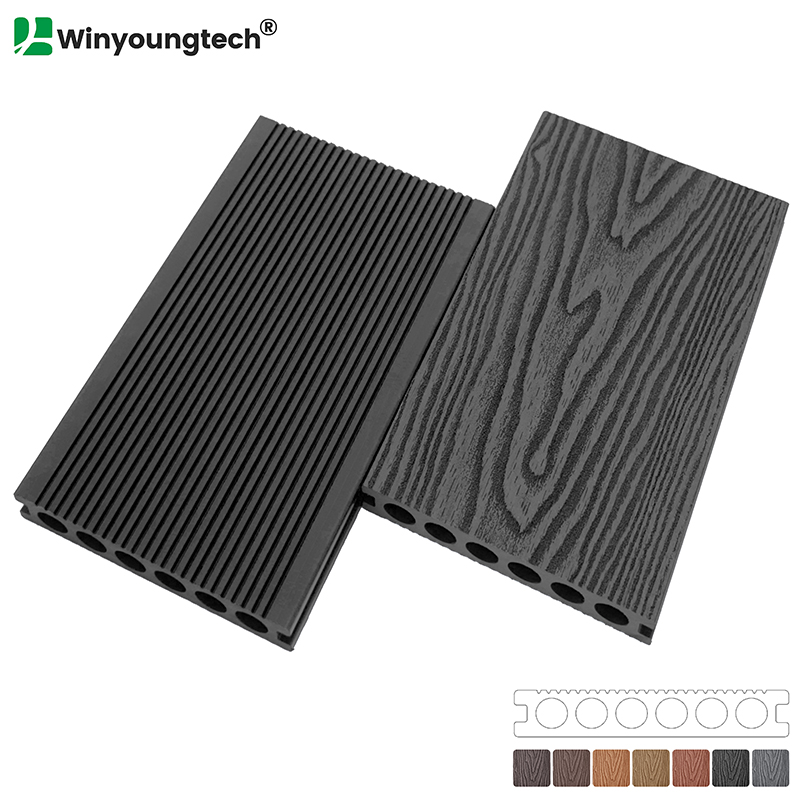3D Deep Embossed WPC Decking