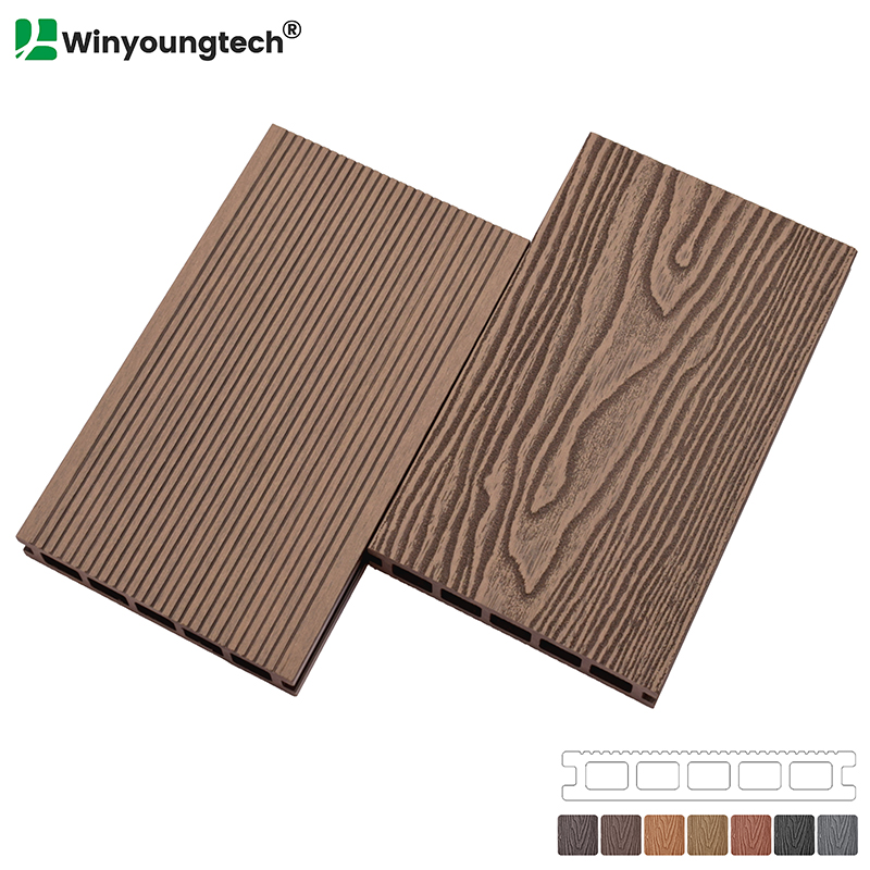 3D Deep Wood Grain Outdoor Deck