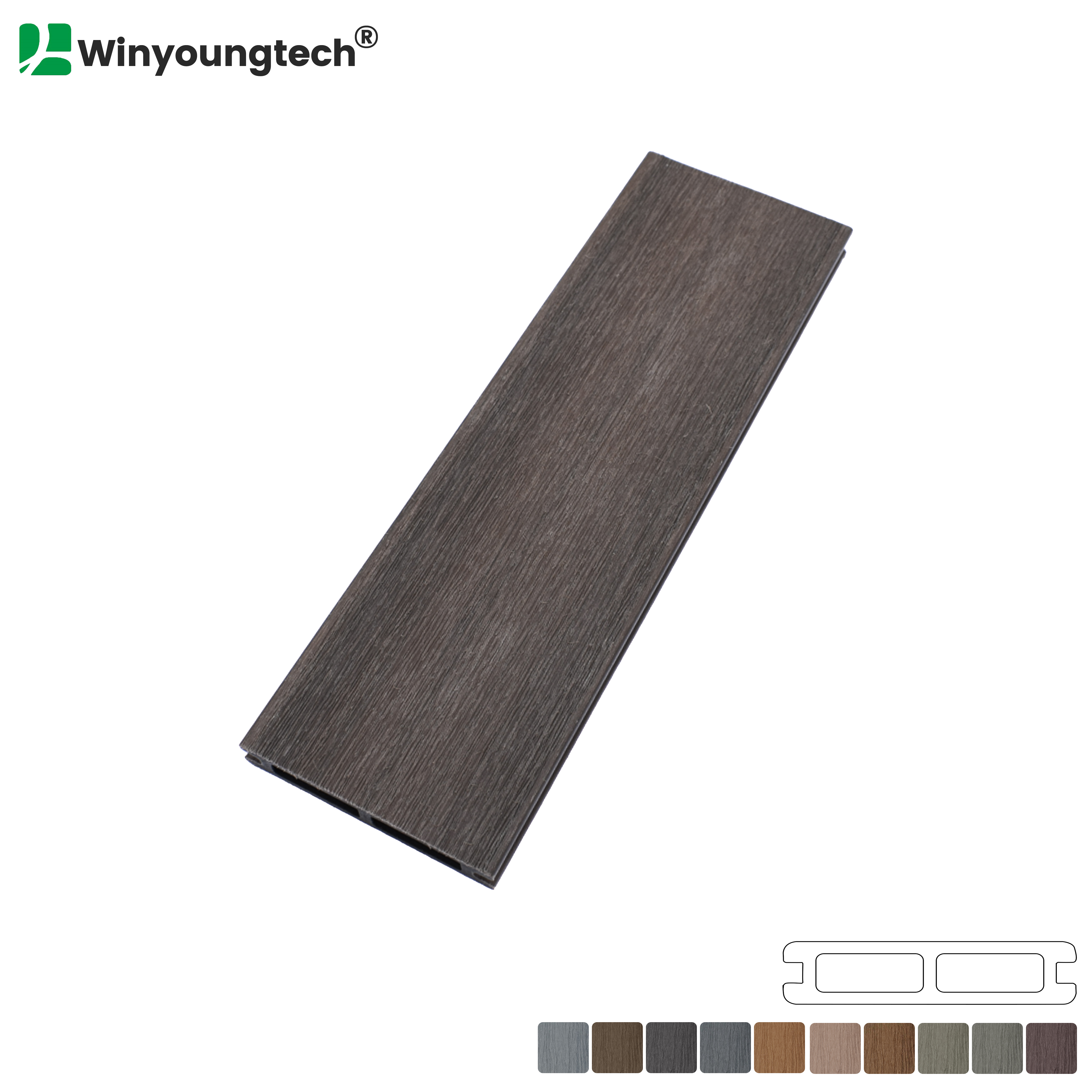 Co-extruded WPC Decking Fence