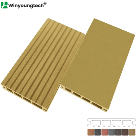 Clean composite decking stains