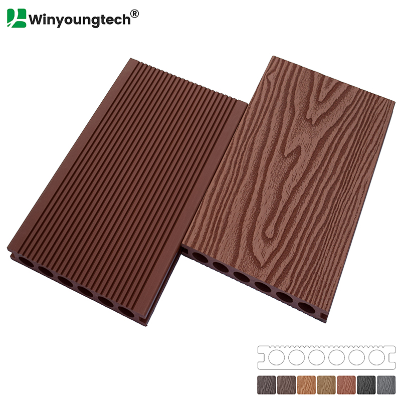 3D Deep Embossed WPC Decking
