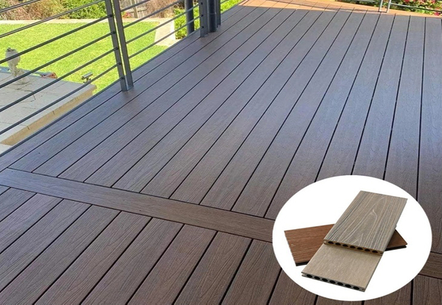 coffee wpc decking