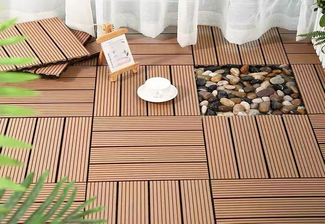 Decorative WPC Deck Tile