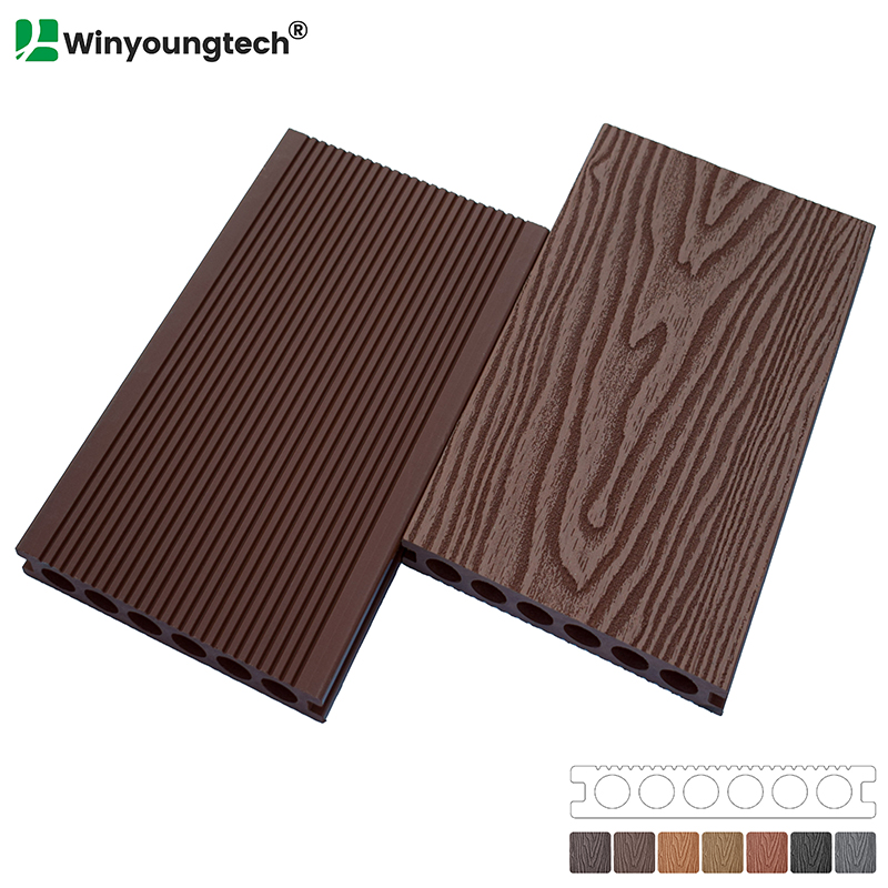 3D Deep Embossed WPC Decking