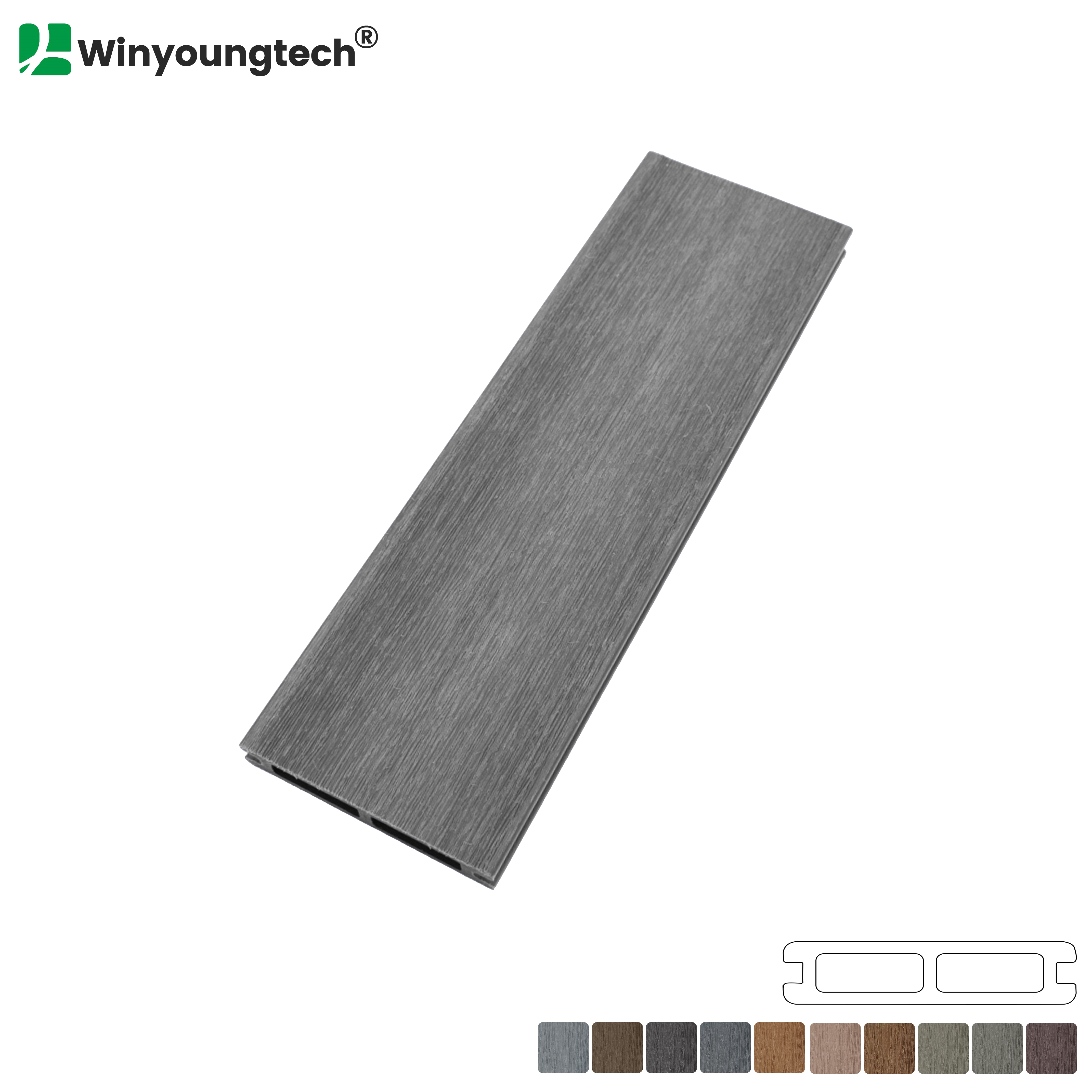 Co-extruded WPC Decking Fence