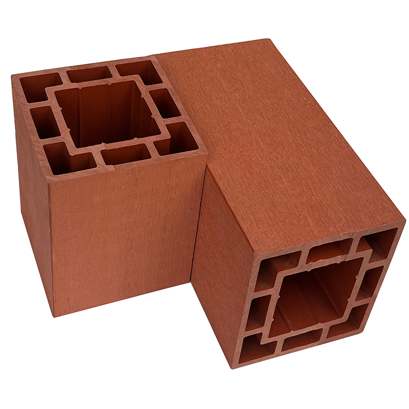 120*120mm WPC Wood Plastic Composite Outdoor Rail