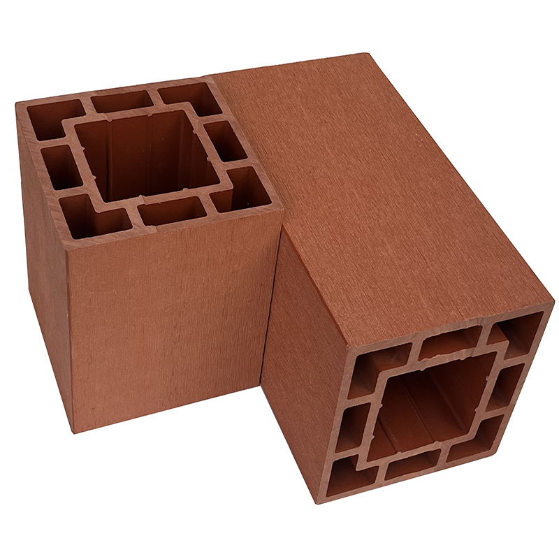120*120mm WPC Wood Plastic Composite Outdoor Rail