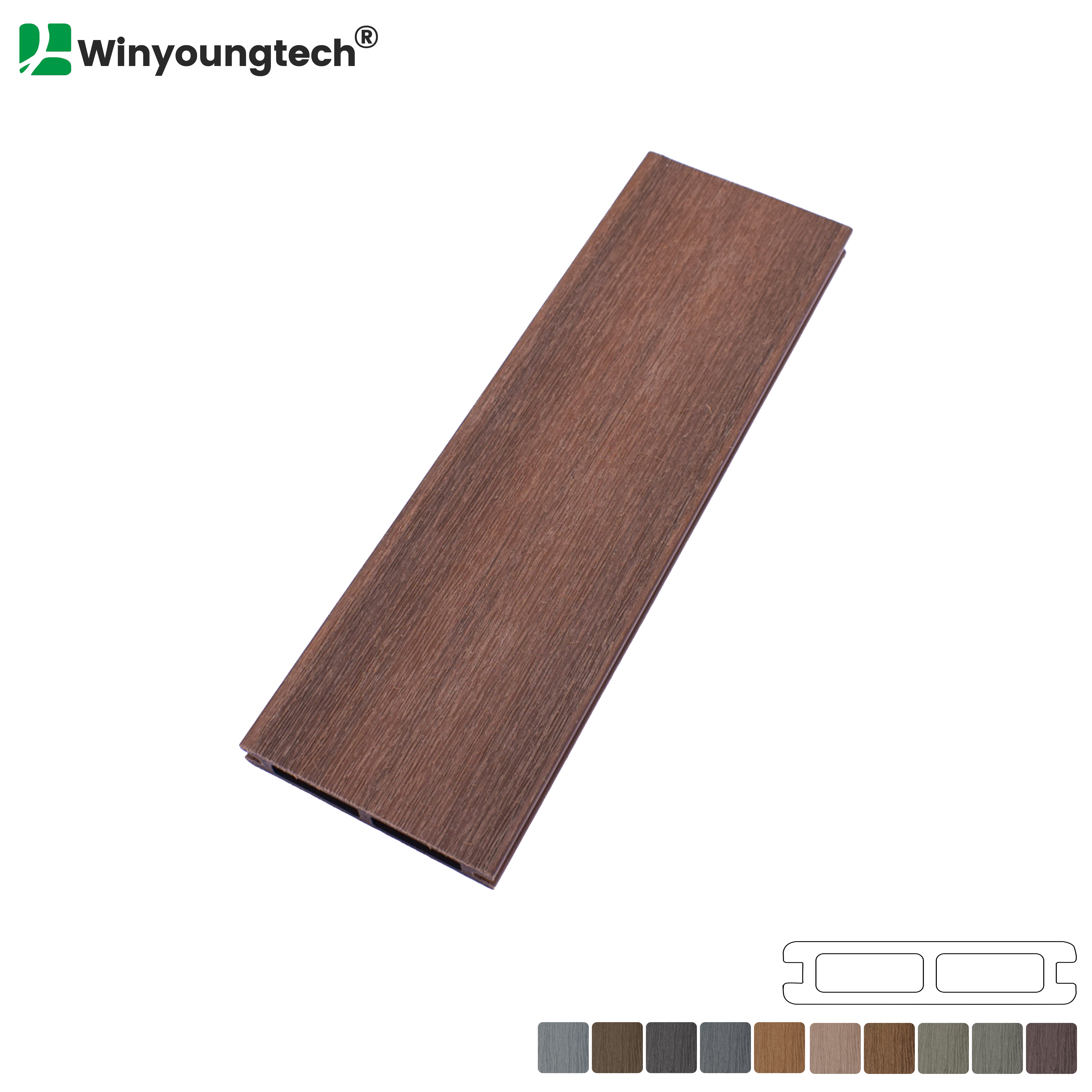 Co-extruded WPC Decking Fence